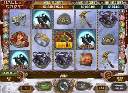 three scatter symbols 10 free spins