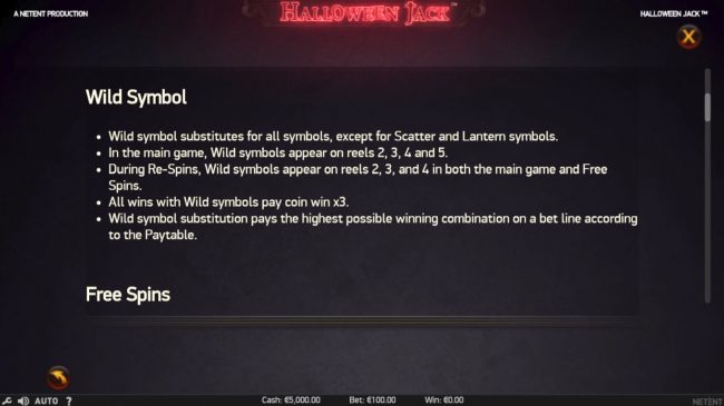 Wild Symbol Rules