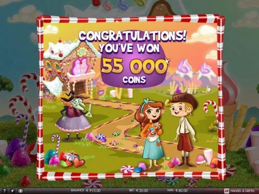 Total Free Spins Payout 55000 coins