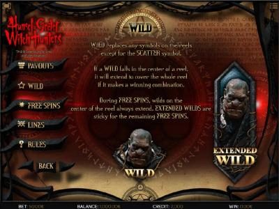 Wild symbols game rules