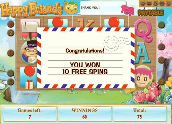 Finding the gardening gloves awards an additional 10 free spins.