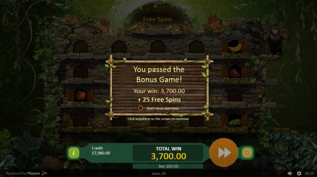 Total Bonus Payout