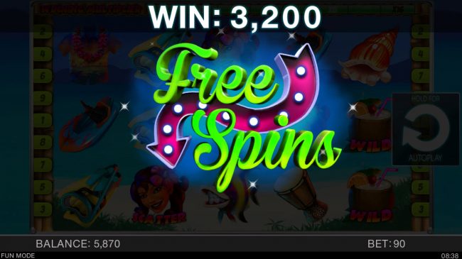 Scatter win triggers the free spins feature