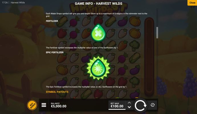 Harvest Wilds :: Feature Rules