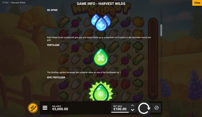 Harvest Wilds :: Feature Rules