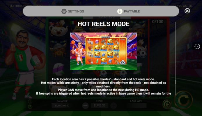 Hot Reels Mode