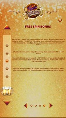 Free Spins Bonus Rules - Continued