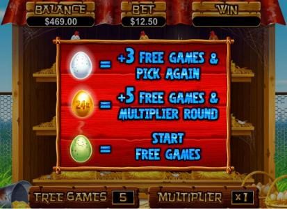 free spins feature rules