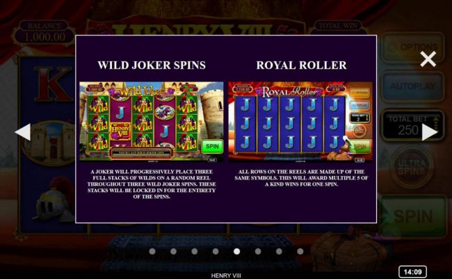 Wild Joker and Royal Roller Rules