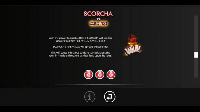 Scorcha in Wild Fire Game Rules.