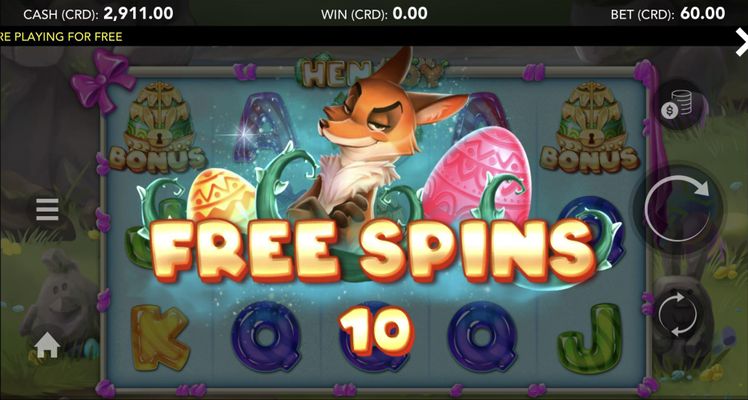 10 Free Spins Awarded