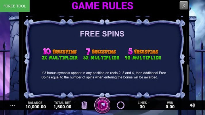 Hallowinner :: Free Spins Rules
