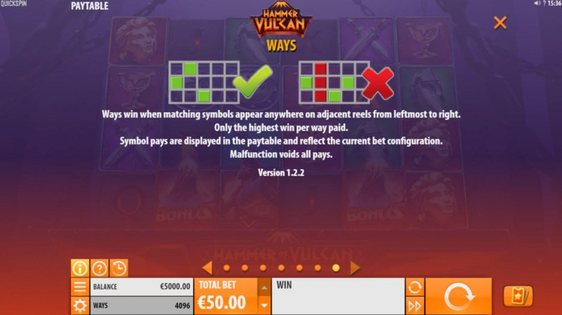 Hammer of Vulcan :: 4096 Ways to Win