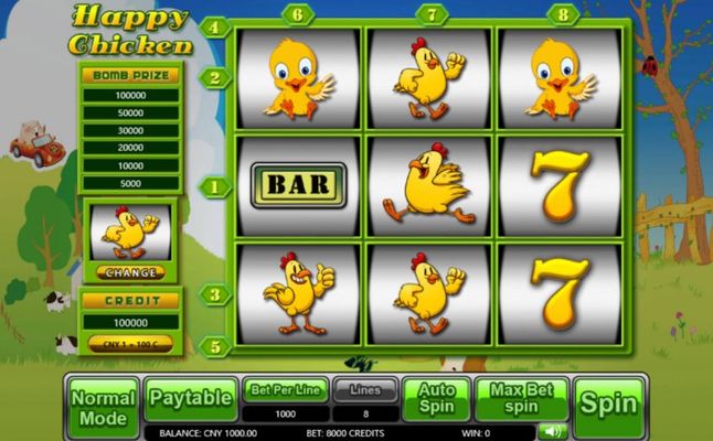 Happy Chicken :: Main Game Board