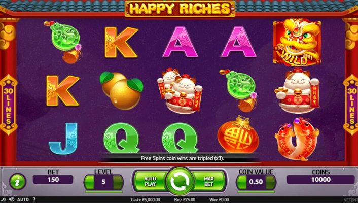 Happy Riches :: Main Game Board