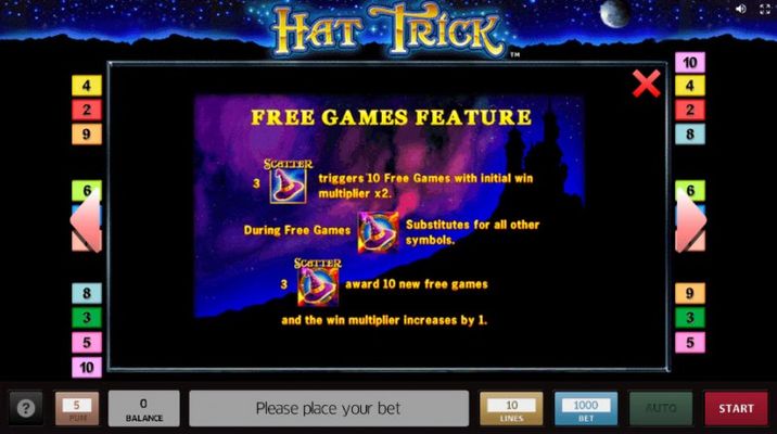 Hat Trick :: Free Games Feature