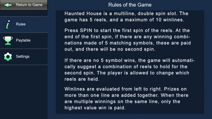 General Game Rules