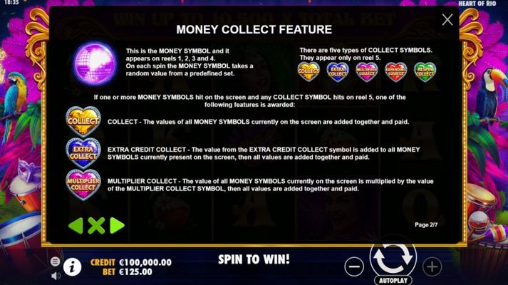 Money Collection Feature