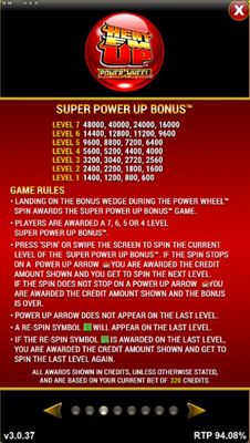 Super Power Up Bonus