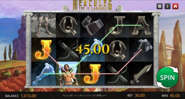 Hercules The 12 Labours :: A three of a kind win