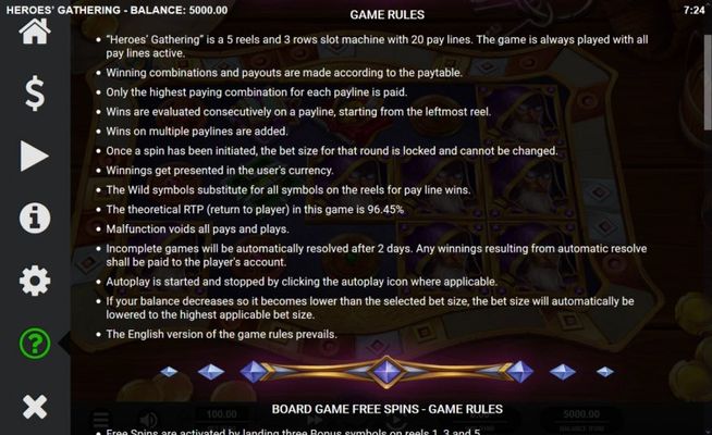 General Game Rules