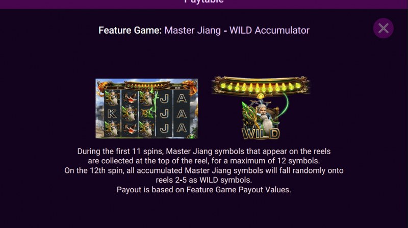 Master Jiang Wild Accumulator Feature Rules