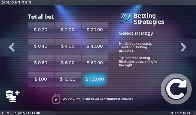 Available Betting Options