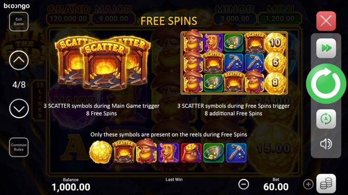 Free Spin Feature Rules