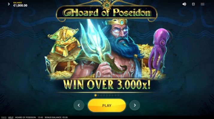 Hoard of Poseidon :: Win Over 3,000x