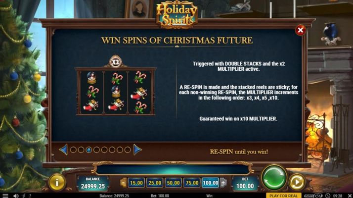 Holiday Spirits :: Wins Spins of Christmas Future