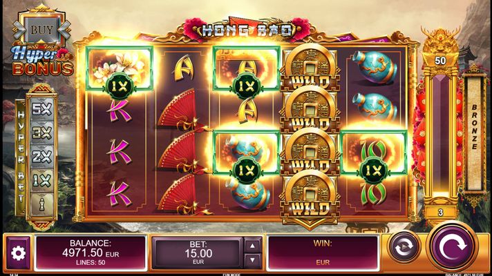 Hong Bao :: Multiple winning combinations leads to a big win