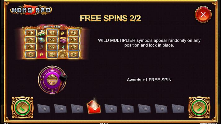 Hong Bao :: Free Spins Rules