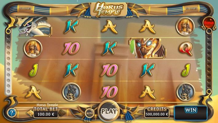 Horus Temple :: Main Game Board