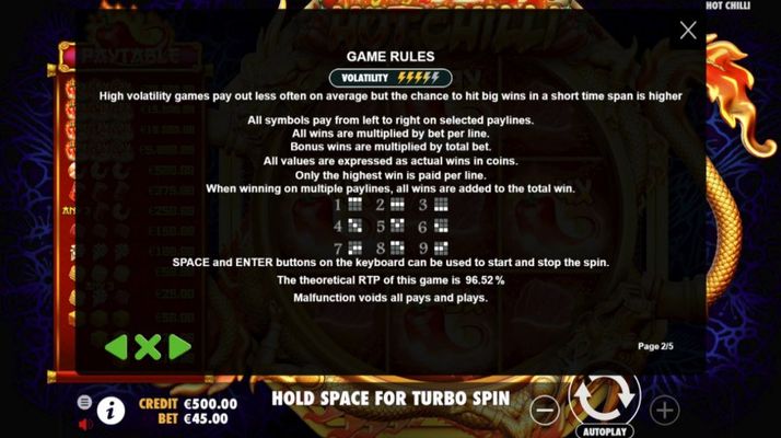 Hot Chilli :: General Game Rules