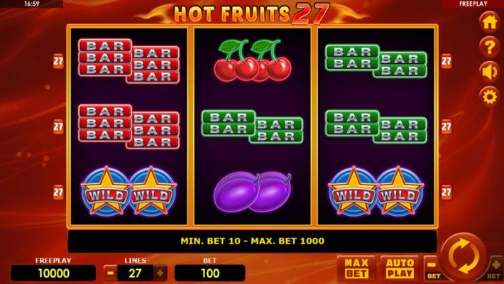 Hot Fruits 27 :: Main Game Board