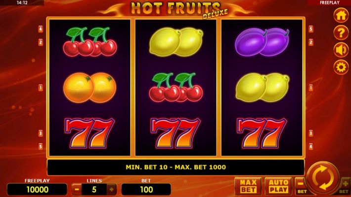 Hot Fruits Deluxe :: Main Game Board