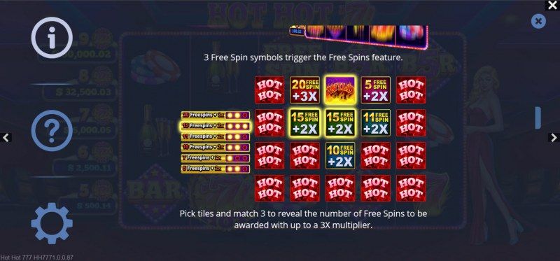 Free Spin Feature Rules