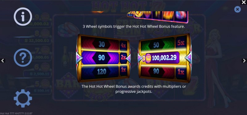 Hot Hot 777s :: Jackpot Wheel