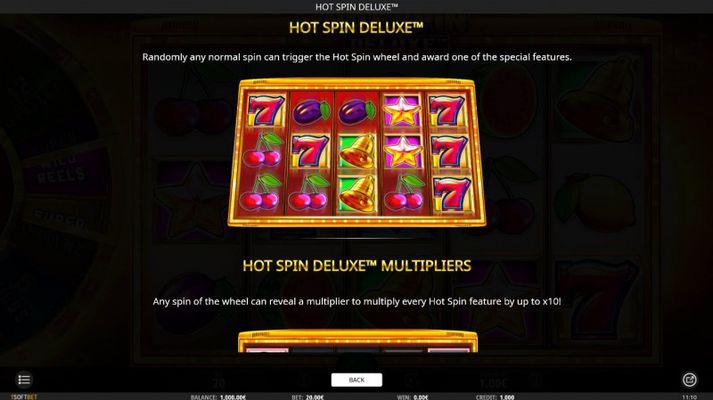 Hot Spin Deluxe :: Feature Rules