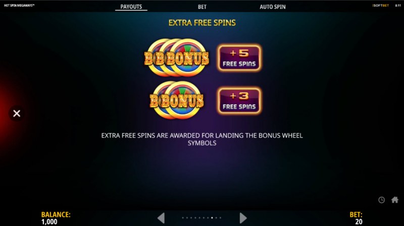 Hot Spin Megaways :: Extra Free Spins