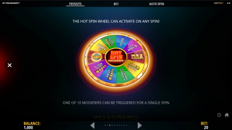 Hot Spin Megaways :: Bonus Wheel