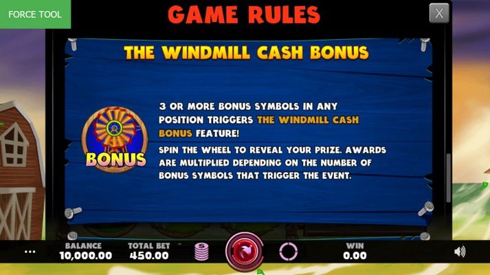 The Windmill Cash Bonus