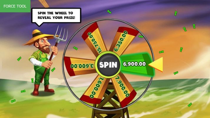 Spin the wheel to win a bonus prize