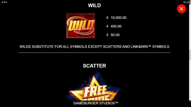 Hyper Gold Link & Win :: Wild Symbol Rules