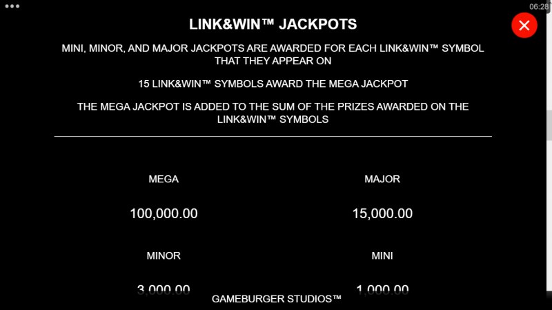 Hyper Gold Link & Win :: Jackpot Rules