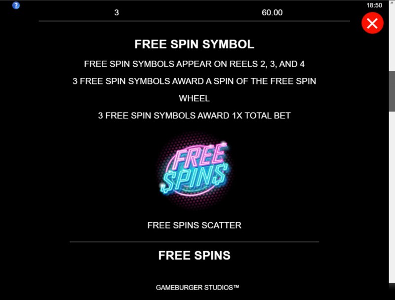 Hyper Strike :: Free Spin Feature Rules