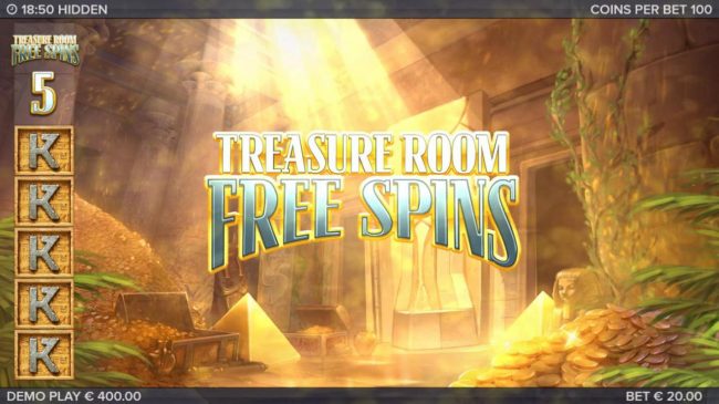 Treasure Room Free Spins Activated