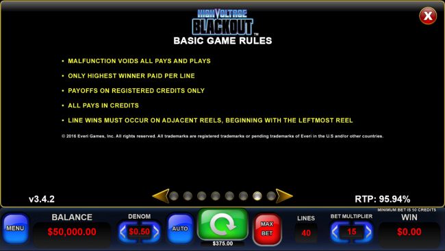 General Game Rules