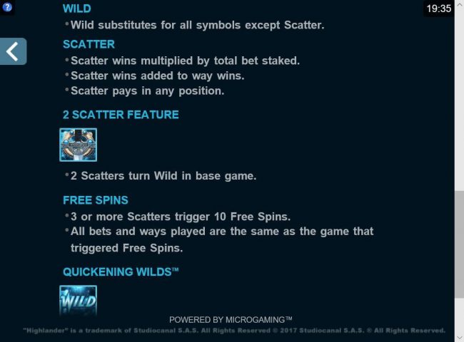 Scatter Symbol Rules