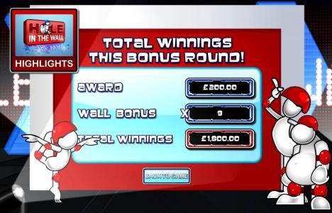 Bonus feature pays out $1,800